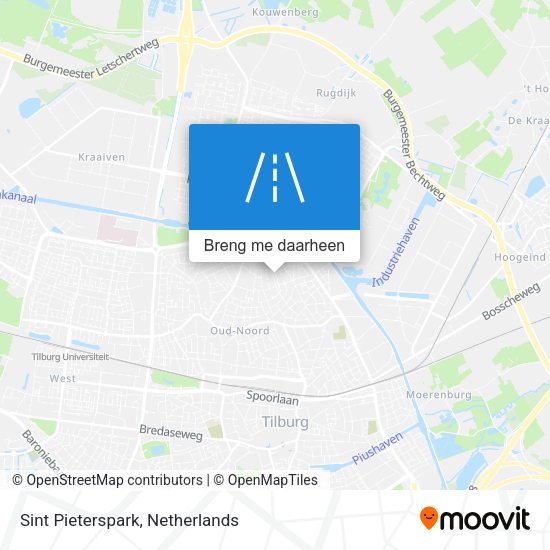 Sint Pieterspark kaart