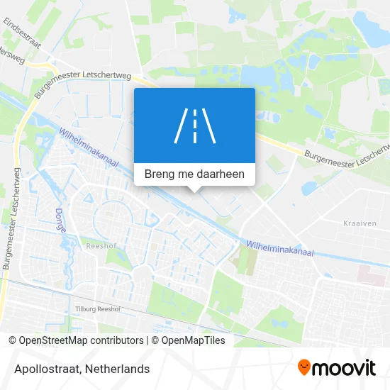 Apollostraat kaart