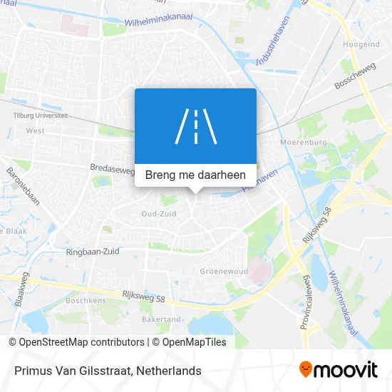 Primus Van Gilsstraat kaart