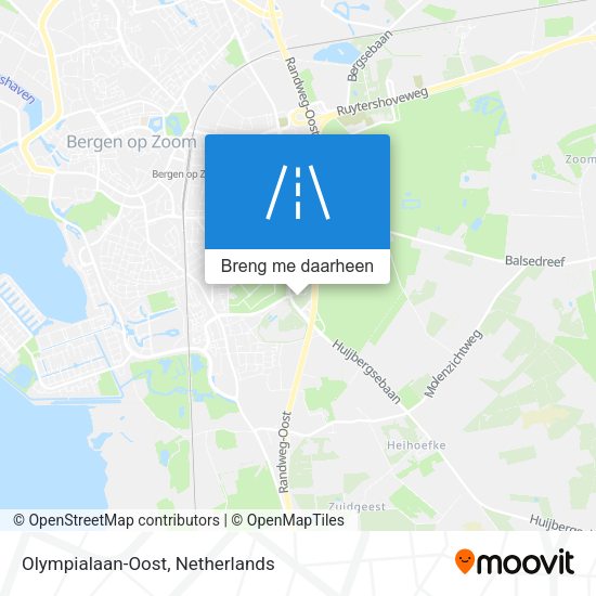 Olympialaan-Oost kaart