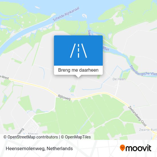 Heensemolenweg kaart