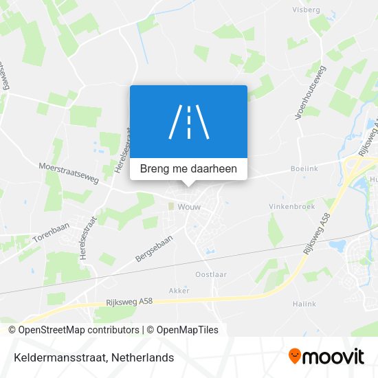 Keldermansstraat kaart