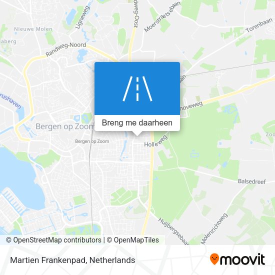 Martien Frankenpad kaart