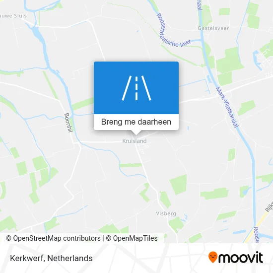 Kerkwerf kaart