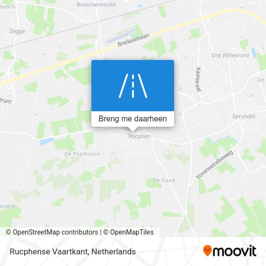 Rucphense Vaartkant kaart