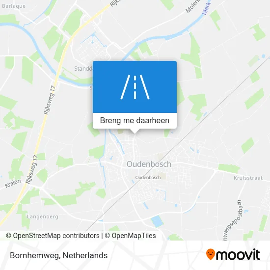 Bornhemweg kaart