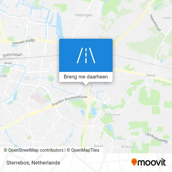 Sterrebos kaart