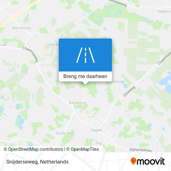 Snijderseweg kaart