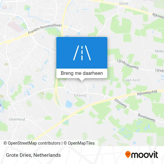 Grote Dries kaart