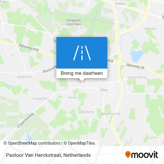 Pastoor Van Herckstraat kaart
