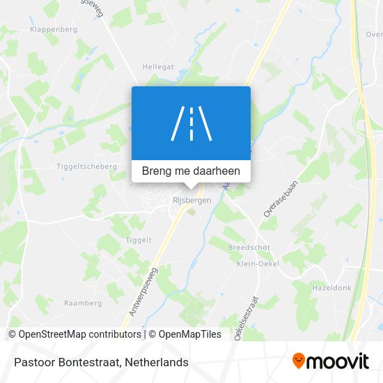 Pastoor Bontestraat kaart