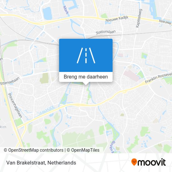 Van Brakelstraat kaart