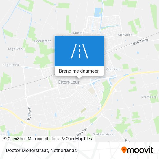 Doctor Mollerstraat kaart