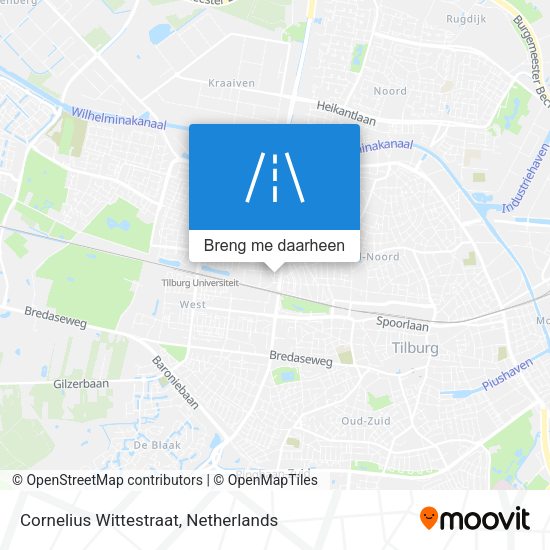 Cornelius Wittestraat kaart