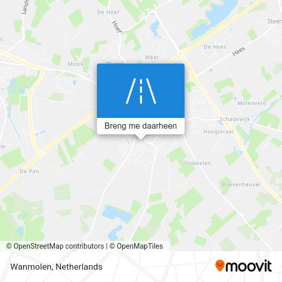 Wanmolen kaart