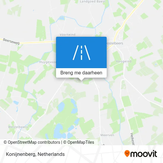 Konijnenberg kaart