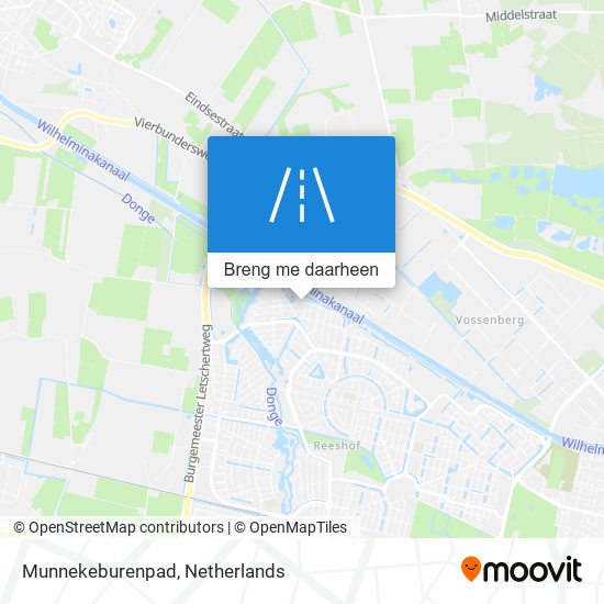 Munnekeburenpad kaart