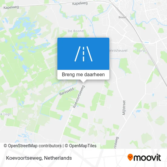 Koevoortseweg kaart
