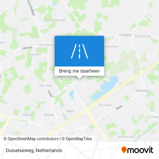 Duiselseweg kaart