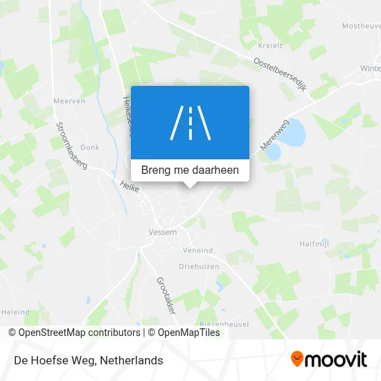 De Hoefse Weg kaart
