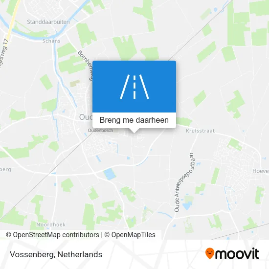 Vossenberg kaart