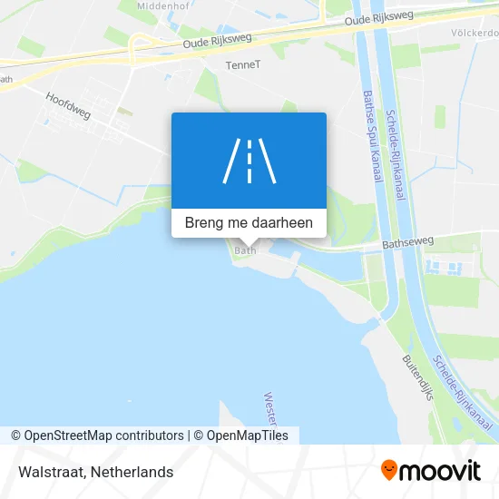 Walstraat kaart