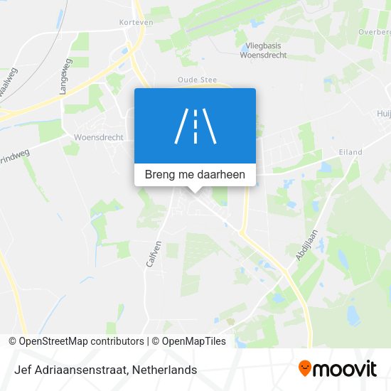 Jef Adriaansenstraat kaart