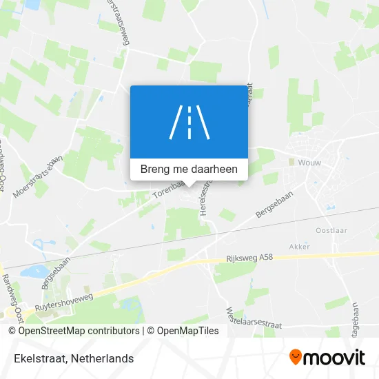 Ekelstraat kaart