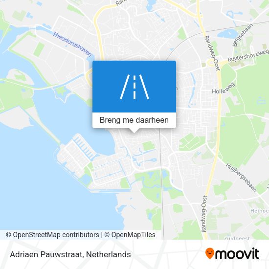 Adriaen Pauwstraat kaart