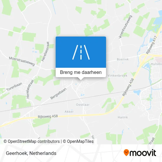 Geerhoek kaart