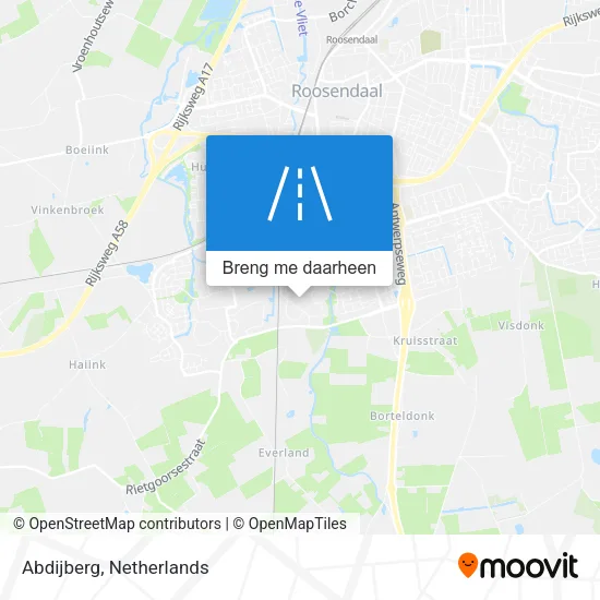 Abdijberg kaart