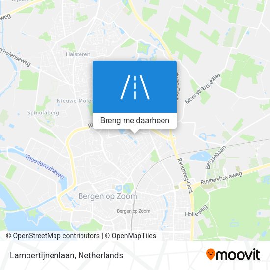 Lambertijnenlaan kaart