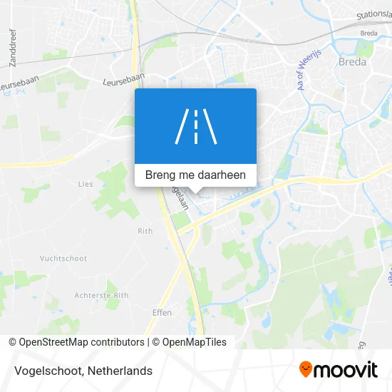 Vogelschoot kaart