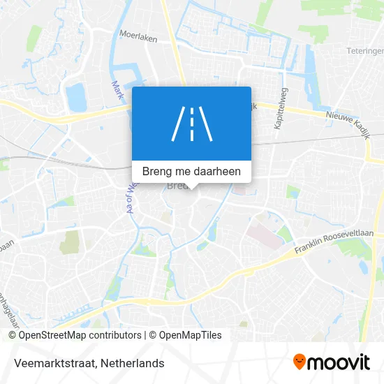 Veemarktstraat kaart