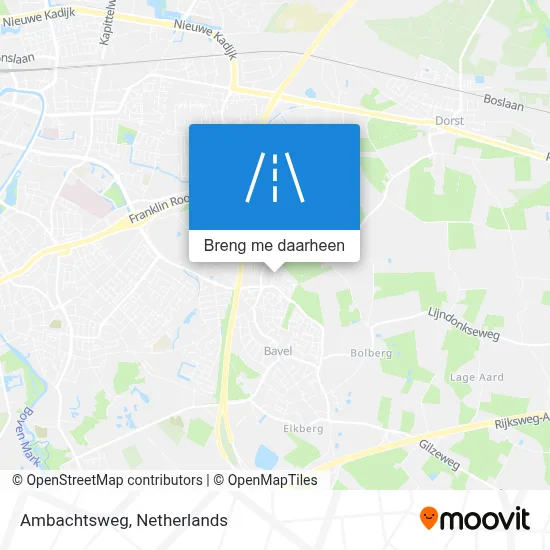 Ambachtsweg kaart
