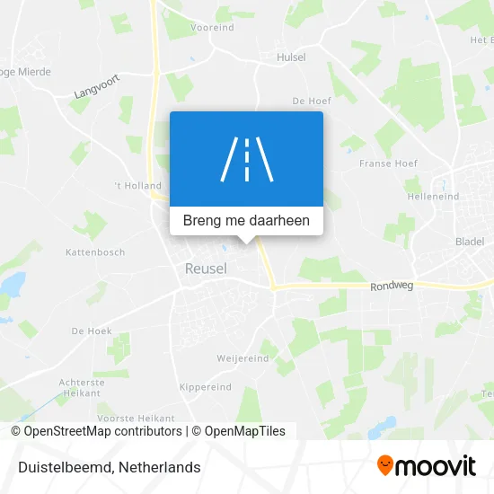 Duistelbeemd kaart