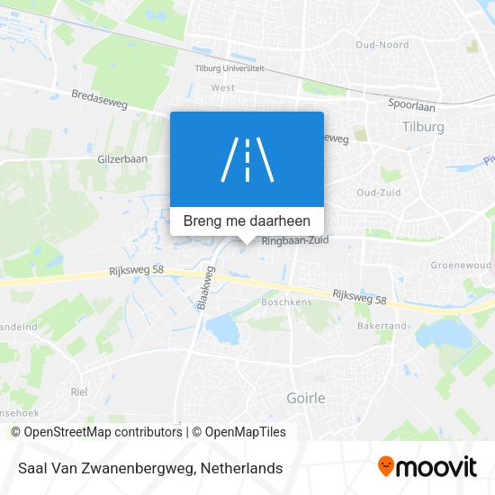 Saal Van Zwanenbergweg kaart