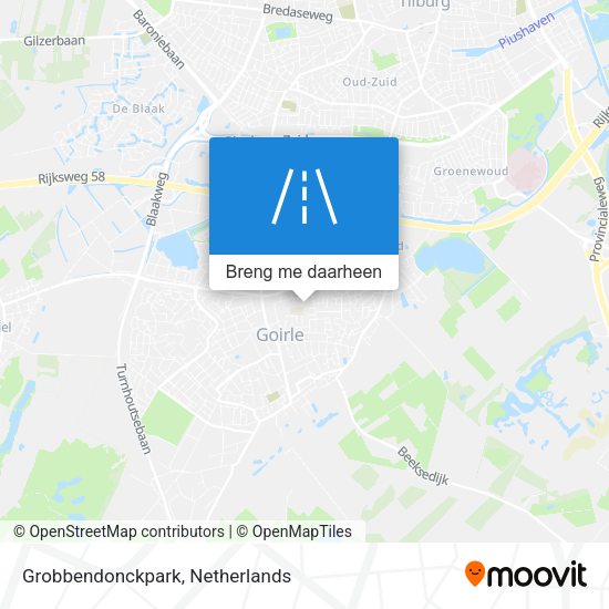 Grobbendonckpark kaart