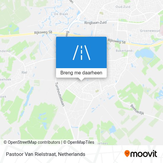 Pastoor Van Rielstraat kaart