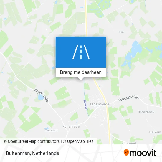 Buitenman kaart