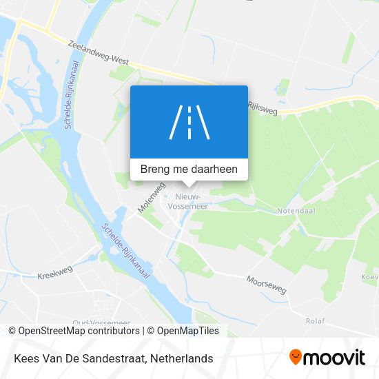 Kees Van De Sandestraat kaart
