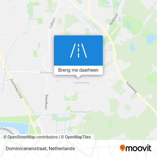 Dominicanenstraat kaart