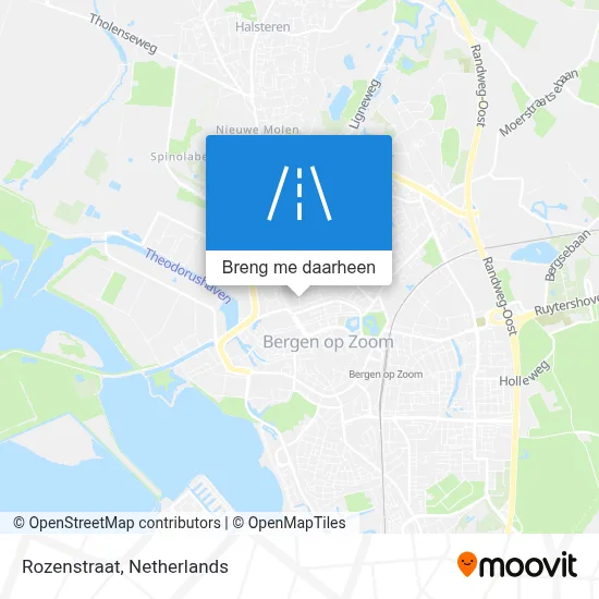 Rozenstraat kaart