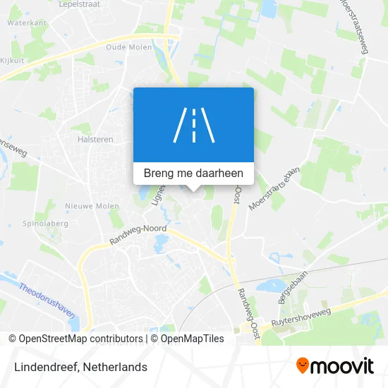 Lindendreef kaart