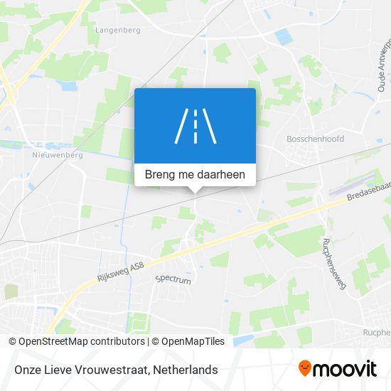 Onze Lieve Vrouwestraat kaart