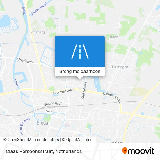 Claas Persoonsstraat kaart