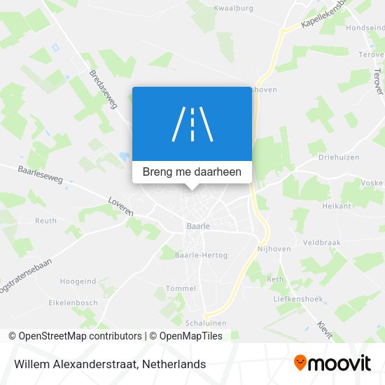 Willem Alexanderstraat kaart