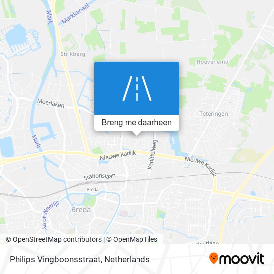 Philips Vingboonsstraat kaart