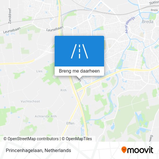 Princenhagelaan kaart