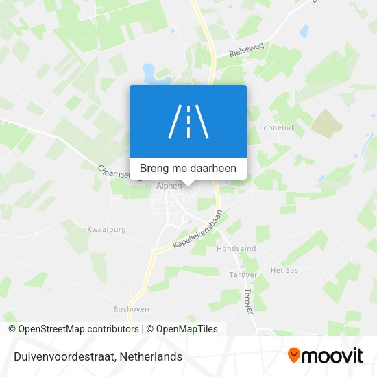 Duivenvoordestraat kaart
